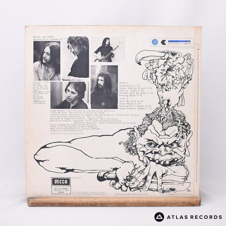 Black Cat Bones - Barbed Wire Sandwich - Stereo -2W -1W LP Vinyl Record - VG+/EX