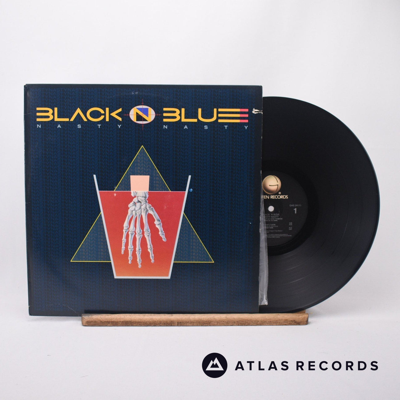 Black 'N Blue Nasty Nasty LP Vinyl Record - Front Cover & Record