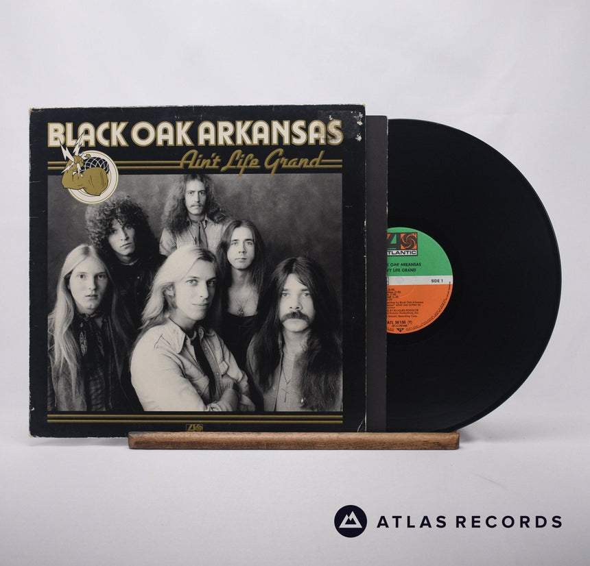 Black Oak Arkansas Ain't Life Grand LP Vinyl Record - Front Cover & Record