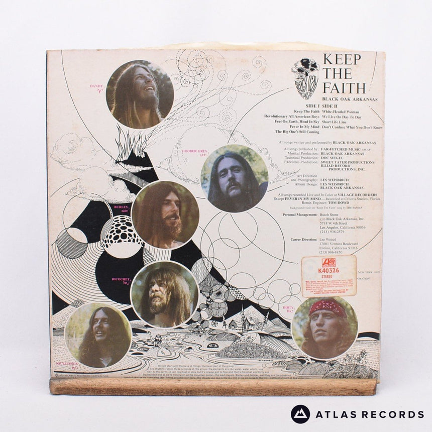 Black Oak Arkansas - Keep The Faith - LP Vinyl Record - EX/EX