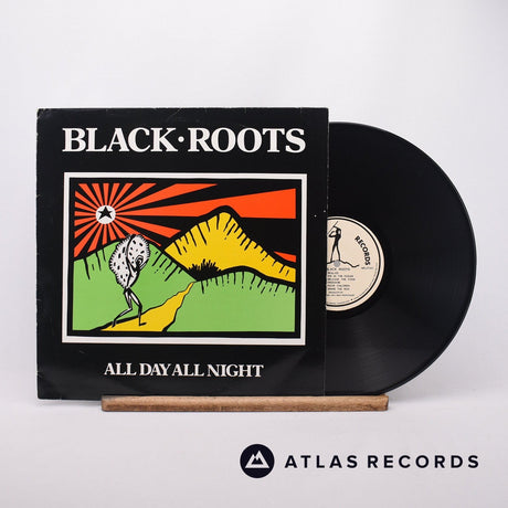 Black Roots All Day All Night LP Vinyl Record - Front Cover & Record