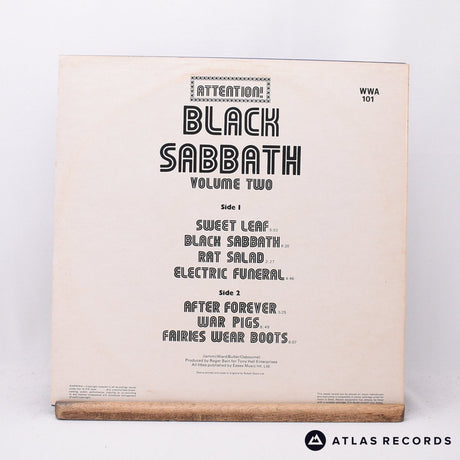 Black Sabbath - Attention! Black Sabbath Volume Two - LP Vinyl Record - VG+/EX