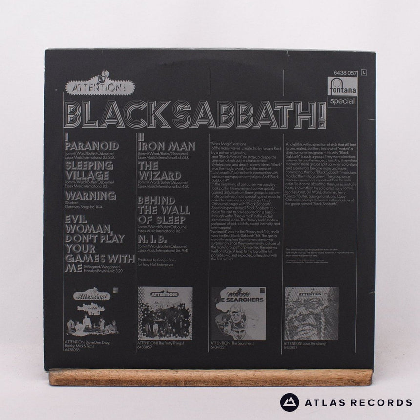 Black Sabbath - Attention! Black Sabbath! - 1Y 1 2Y 1 LP Vinyl Record - VG+/VG+