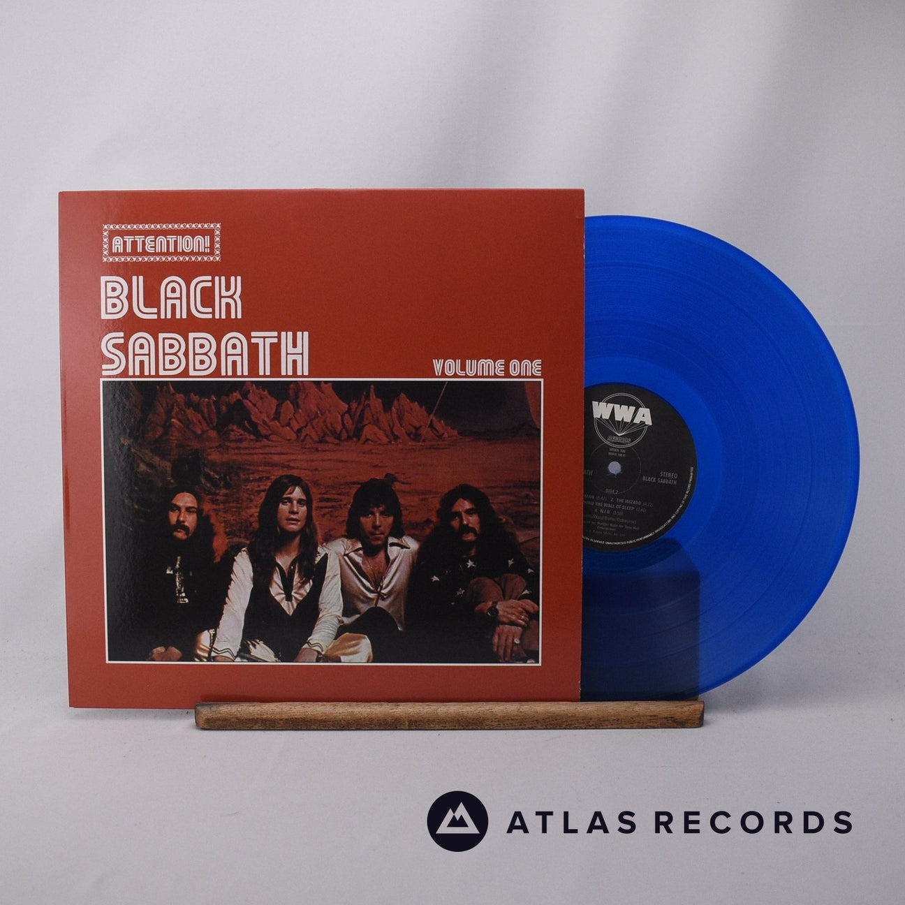 Black Sabbath Attention! Volume One LP Vinyl Record - Front Cover & Record