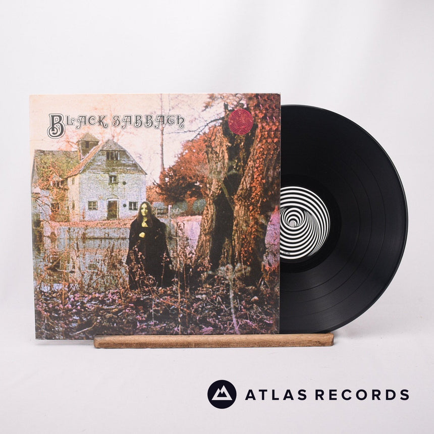 Black Sabbath Black Sabbath LP Vinyl Record - Front Cover & Record