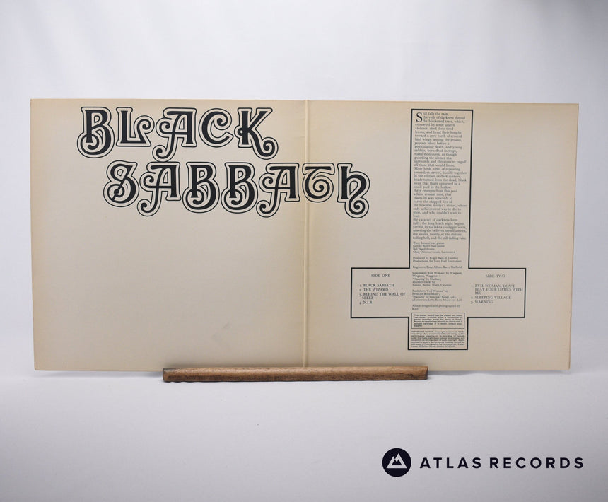 Black Sabbath - Black Sabbath - Reissue Gatefold A1 B1 LP Vinyl Record - EX/EX