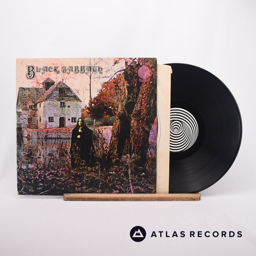 Black Sabbath Black Sabbath LP Vinyl Record - Front Cover & Record