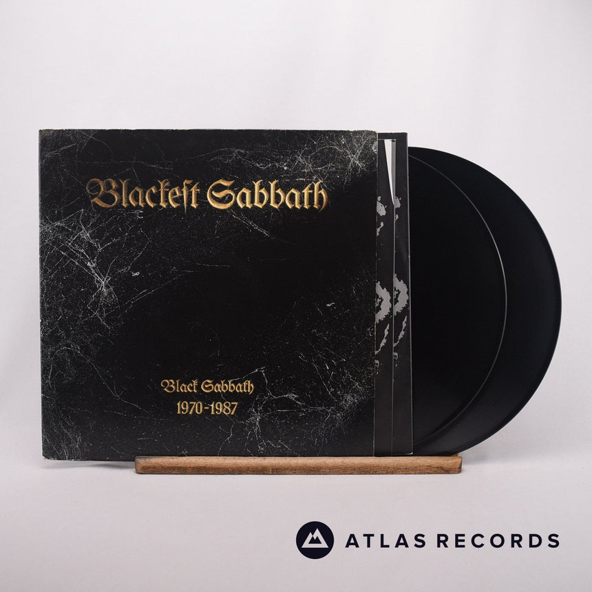 Black Sabbath Blackest Sabbath: Black Sabbath 1970-1987 2 x LP Vinyl Record - Front Cover & Record
