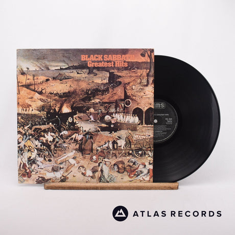Black Sabbath Greatest Hits LP Vinyl Record - Front Cover & Record