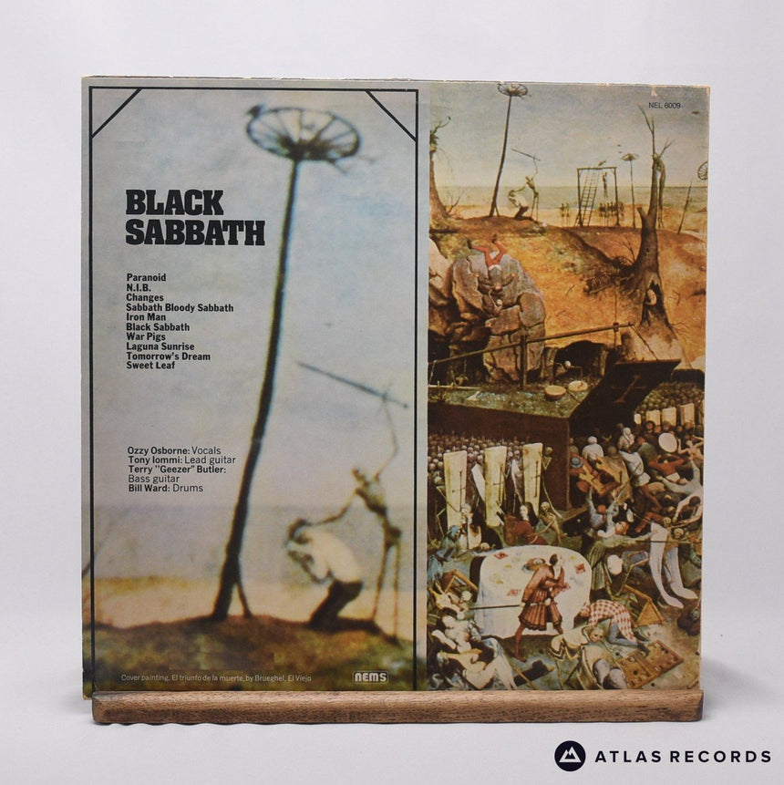 Black Sabbath - Greatest Hits - A4 B LP Vinyl Record - VG+/VG