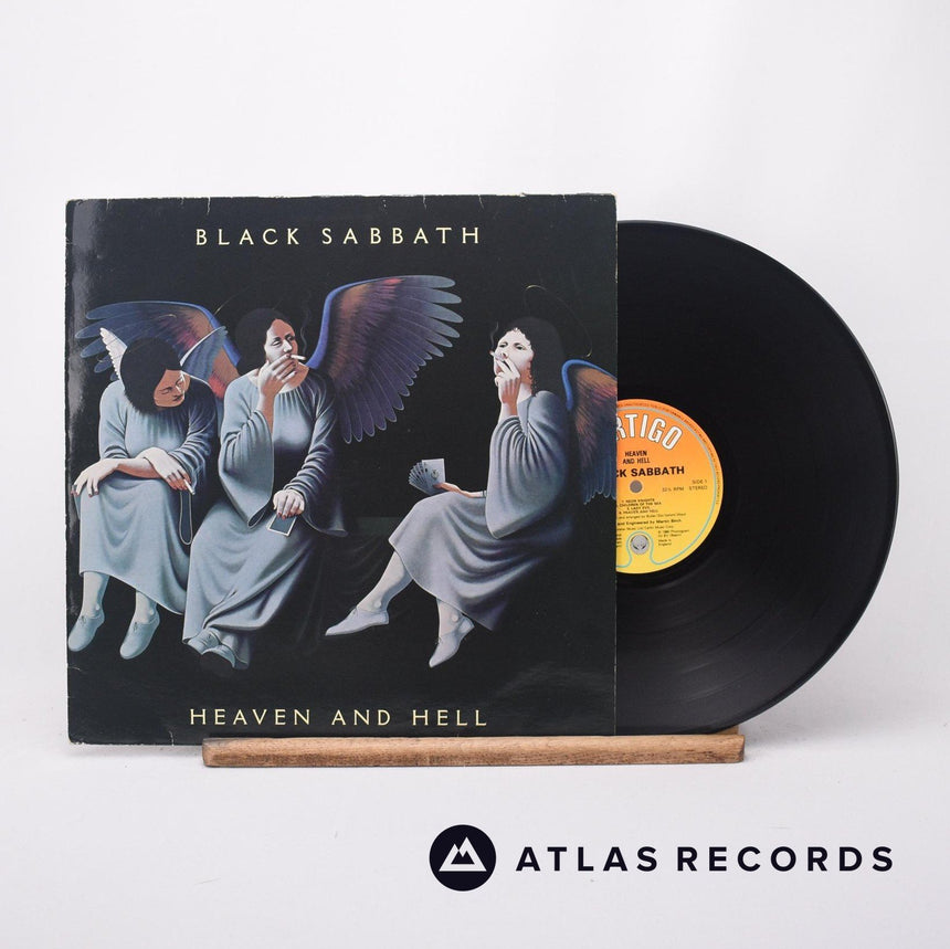 Black Sabbath Heaven And Hell LP Vinyl Record - Front Cover & Record