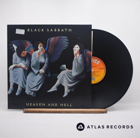 Black Sabbath Heaven And Hell LP Vinyl Record - Front Cover & Record