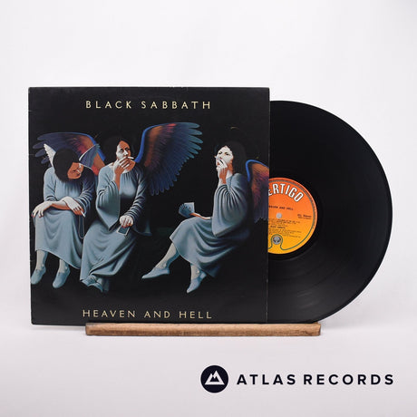 Black Sabbath Heaven And Hell LP Vinyl Record - Front Cover & Record
