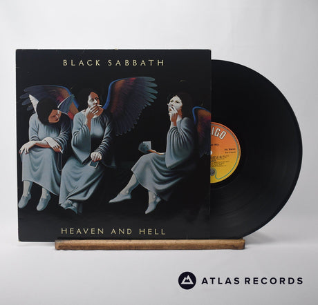 Black Sabbath Heaven And Hell LP Vinyl Record - Front Cover & Record