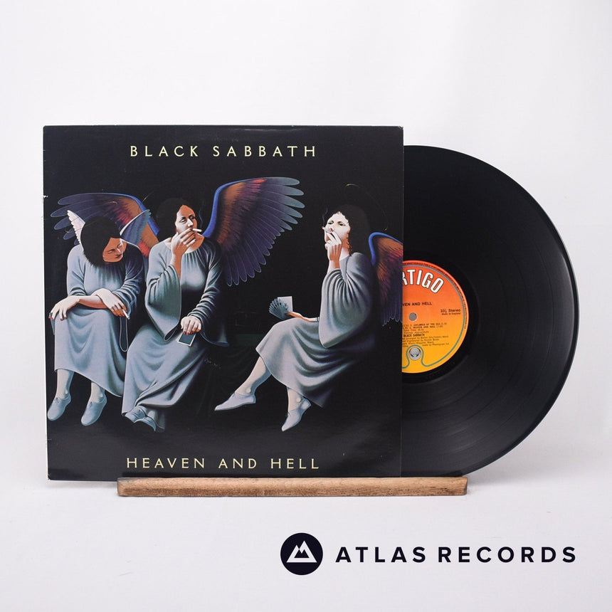 Black Sabbath Heaven And Hell LP Vinyl Record - Front Cover & Record