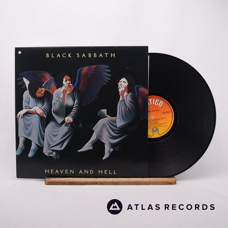 Black Sabbath Heaven And Hell LP Vinyl Record - Front Cover & Record