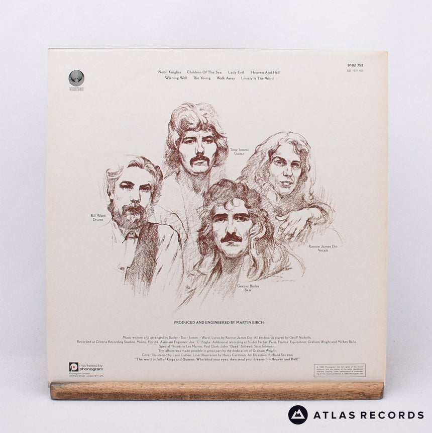 Black Sabbath - Heaven And Hell - A//1 B//3 LP Vinyl Record - EX/EX