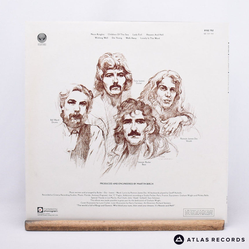 Black Sabbath - Heaven And Hell - A//3 B//3 LP Vinyl Record - EX/EX