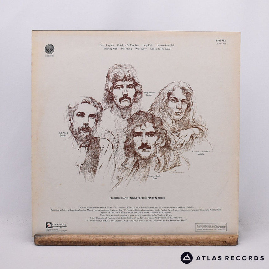 Black Sabbath - Heaven And Hell - First Press A//2 B//1 LP Vinyl Record - VG+/EX