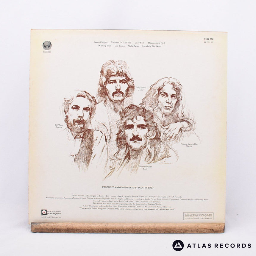 Black Sabbath - Heaven And Hell - A//2 B//3 LP Vinyl Record - VG+/EX