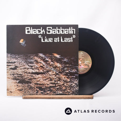 Black Sabbath Live At Last LP Vinyl Record - Front Cover & Record