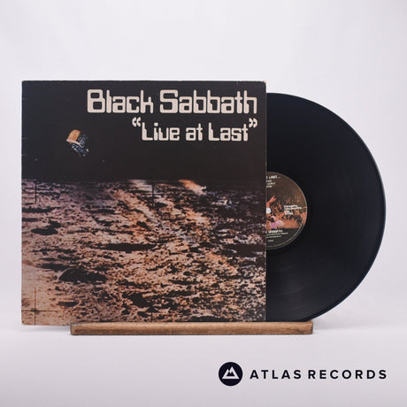 Black Sabbath Live At Last... LP Vinyl Record - Front Cover & Record