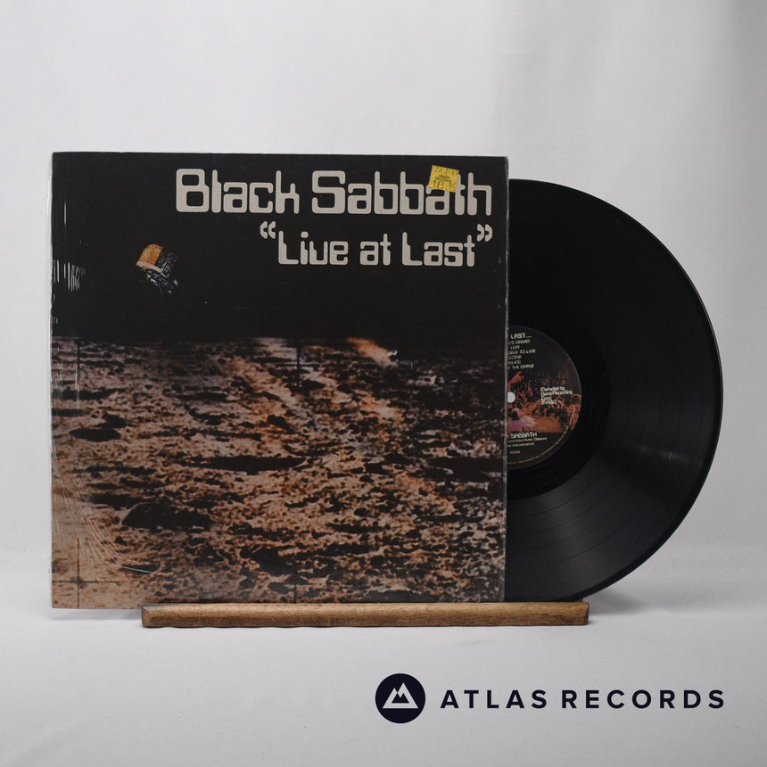 Black Sabbath Live At Last... LP Vinyl Record - Front Cover & Record