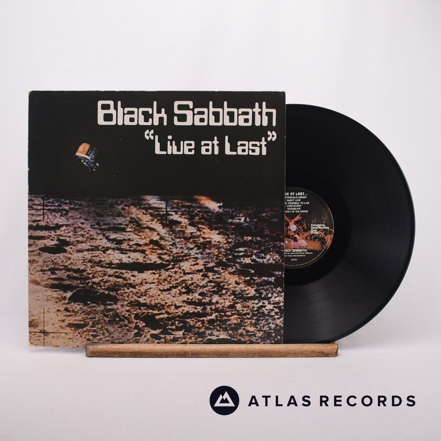 Black Sabbath Live At Last... LP Vinyl Record - Front Cover & Record
