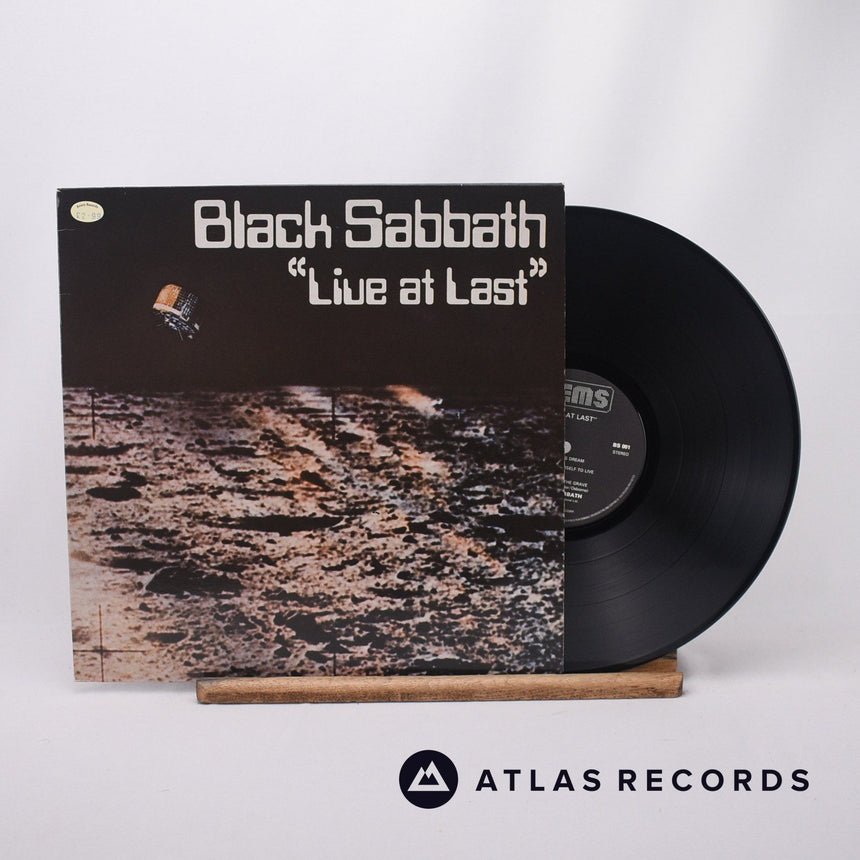 Black Sabbath Live At Last LP Vinyl Record - Front Cover & Record