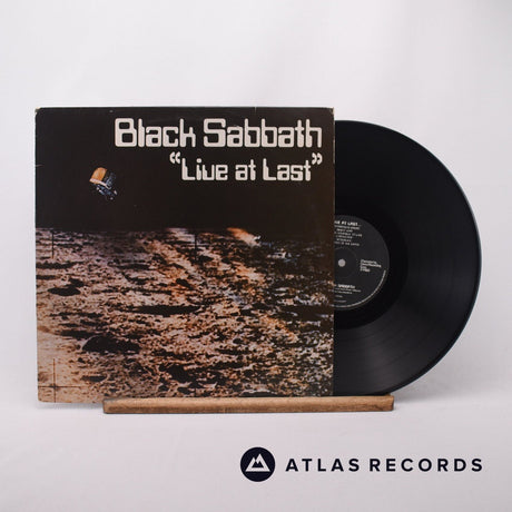 Black Sabbath Live At Last LP Vinyl Record - Front Cover & Record