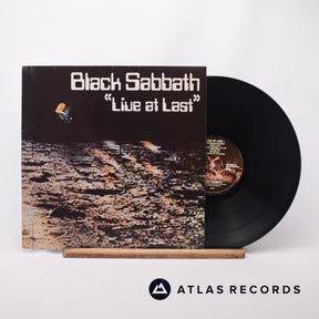 Black Sabbath Live At Last LP Vinyl Record - Front Cover & Record