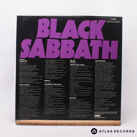 Black Sabbath - Master Of Reality - A1 B1 LP Vinyl Record - EX/EX