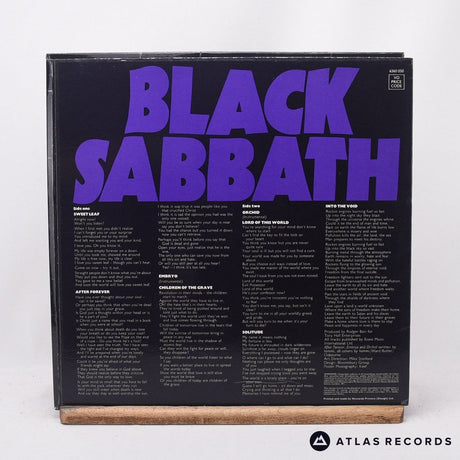 Black Sabbath - Master Of Reality - 1Y//1 2Y//1 LP Vinyl Record - EX/EX