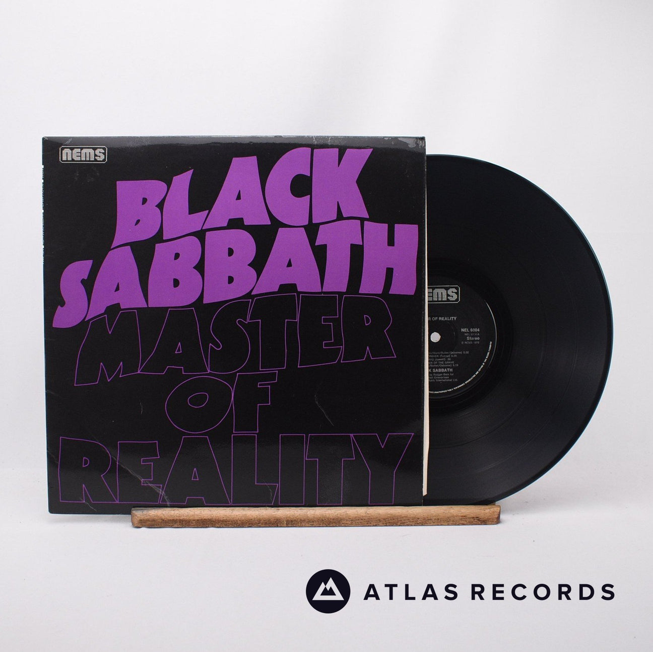 Black Sabbath Master Of Reality LP Vinyl Record - Front Cover & Record