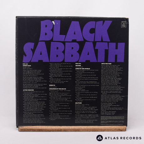Black Sabbath - Master Of Reality - 1Y//1 2Y//1 LP Vinyl Record - VG+/VG+
