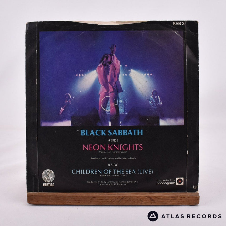 Black Sabbath - Neon Knights - 7" Vinyl Record - VG+/EX