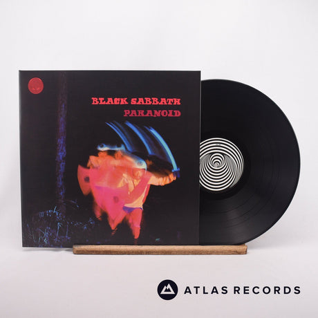 Black Sabbath Paranoid LP Vinyl Record - Front Cover & Record