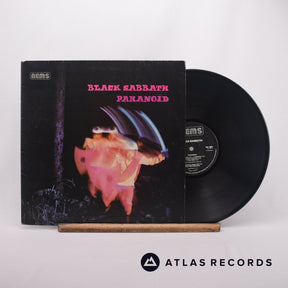 Black Sabbath Paranoid LP Vinyl Record - Front Cover & Record