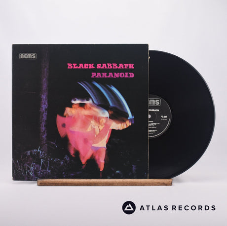 Black Sabbath Paranoid LP Vinyl Record - Front Cover & Record