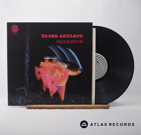 Black Sabbath Paranoid LP Vinyl Record - Front Cover & Record