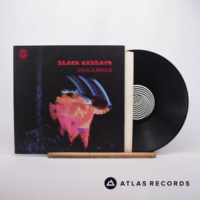 Black Sabbath Paranoid LP Vinyl Record - Front Cover & Record