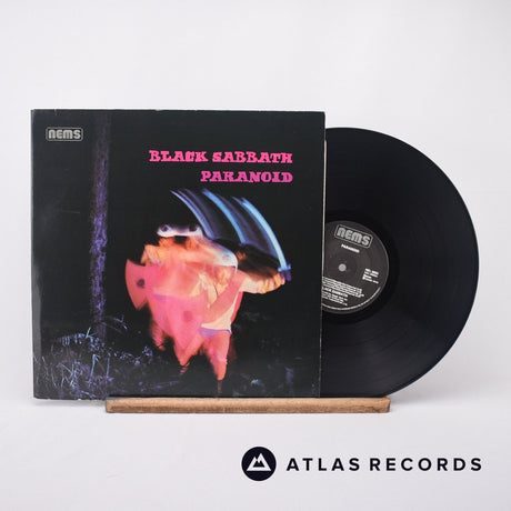 Black Sabbath Paranoid LP Vinyl Record - Front Cover & Record