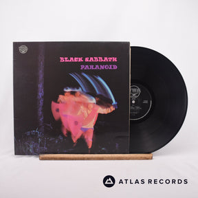 Black Sabbath Paranoid LP Vinyl Record - Front Cover & Record