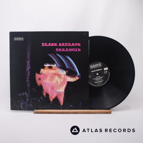 Black Sabbath Paranoid LP Vinyl Record - Front Cover & Record