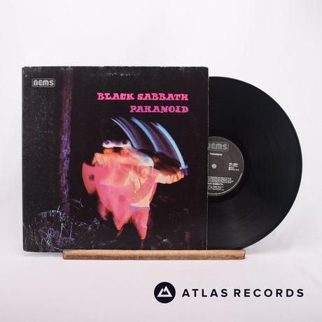 Black Sabbath Paranoid LP Vinyl Record - Front Cover & Record