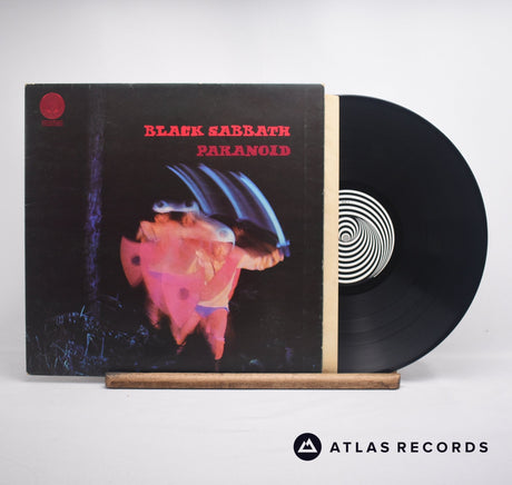 Black Sabbath Paranoid LP Vinyl Record - Front Cover & Record