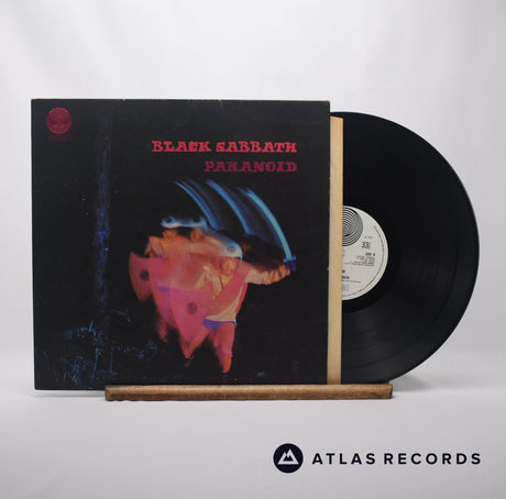 Black Sabbath Paranoid LP Vinyl Record - Front Cover & Record