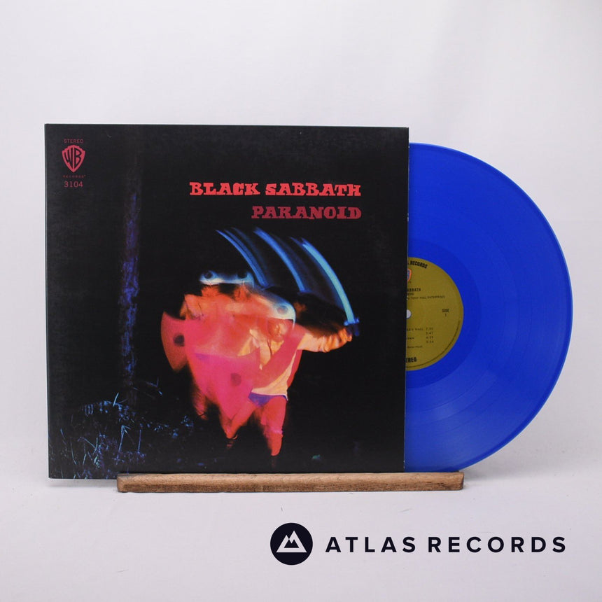 Black Sabbath Paranoid LP Vinyl Record - Front Cover & Record