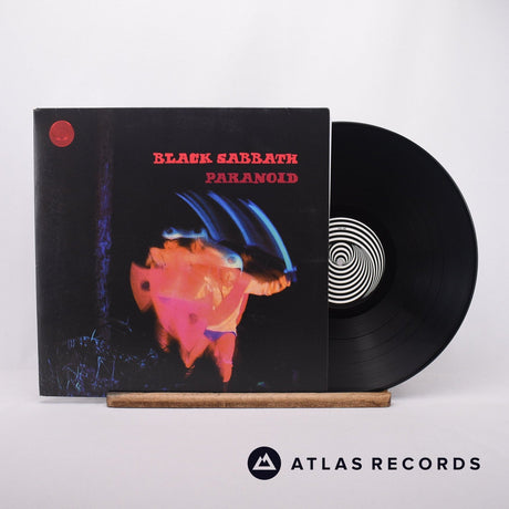 Black Sabbath Paranoid LP Vinyl Record - Front Cover & Record