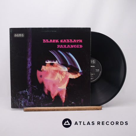Black Sabbath Paranoid LP Vinyl Record - Front Cover & Record